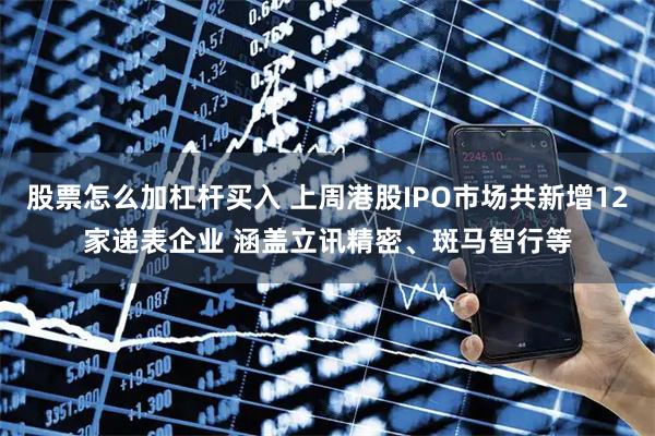 股票怎么加杠杆买入 上周港股IPO市场共新增12家递表企业 涵盖立讯精密、斑马智行等